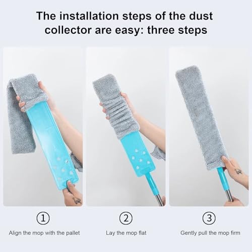 Flat Duster for Under Appliances Washable Brush - view 7