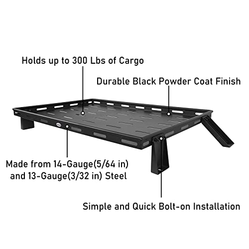 TJ Rear Trunk Cargo Rack Basket Tray Interior Storage Luggage Carrier for 1997-2006 Jeep Wrangler TJ - view 5