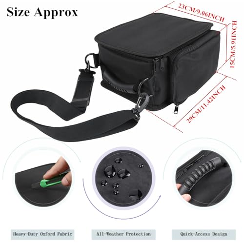 For Jeep Wrangler JK JL 2018-2025 Under Seat Storage Organizer - 2-Pack Car Rear Seat Bags, Black Oxford Interior Accessories - view 3