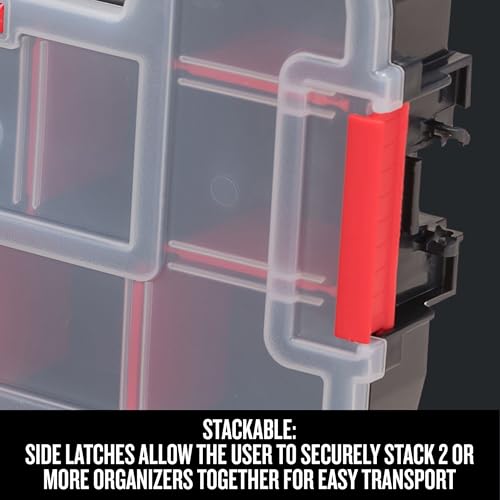 10-Compartment Small Tool Storage Organizer, Plastic (CMST14021) - view 4