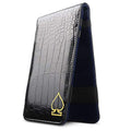 Crocodile Pattern Golf Scorecard Holder and Yardage Book Cover Case Protector Also Accept Custom Order with Your Name Stitched Customization Version