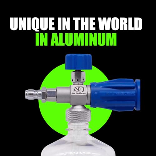 High-Performance Aluminum Snow Foam Cannon Kit - Premium Car Wash Foam Gun with 2 Bottles, Exclusive Filter, and Adjustable Nozzle - Essential Car Cleaning Supplies (Blue) - view 4