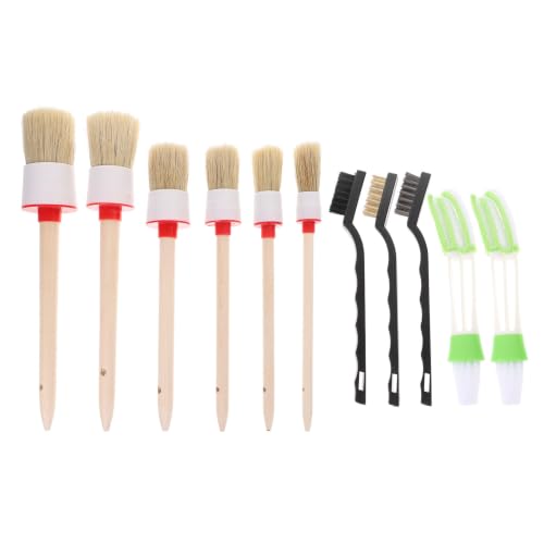 Car Detailing Brush Set, Plastic Interior Cleaning Kit for Vents