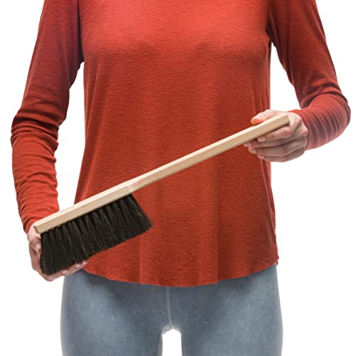 Ultra-Slim Horsehair Hand Brush with Oiled Beechwood Handle, 13-3/4-Inches - view 3