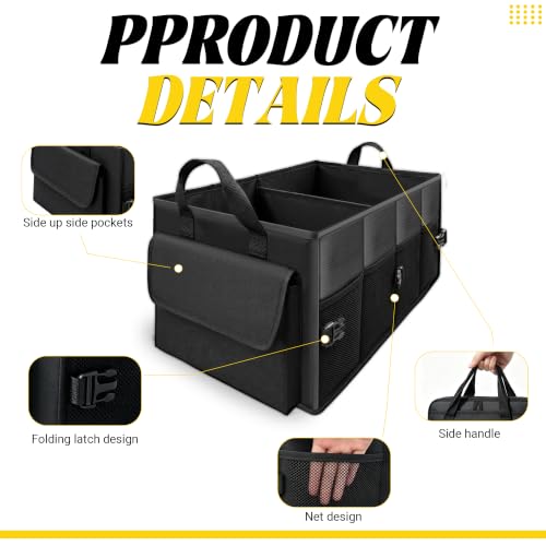 45L Trunk Organizer, Small Foldable Car Organizer for SUV, Jeep, Sedan - view 2