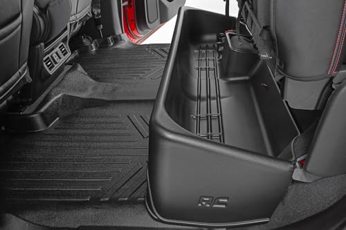 Under Seat Storage for 1500 | 2500HD/3500HD & Neoprene Seat Covers for Chevy/GMC 1500-91036 Black - view 2
