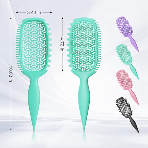 Curl Defining Brush with Wide & Narrow Teeth, Defines & Detangles Men/Women - view 6