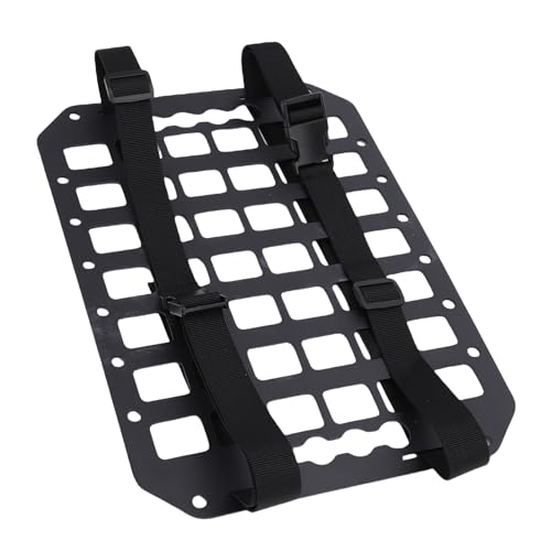 Car Seat Back Molle Panel Organizer Aluminum Modular Storage Panel Compatible with L Track Systems for Truck SUV RV Van Interior Organization 14 x 10 x 0.08 Inches - view 5