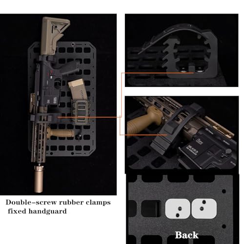 Tactical Molle Panel 8x12.5inch Portable Gear Organizer with Handle Insert Backpack Tactical Equipment Storage Pouches, Molle Panel Rack Mount Connection Fittings - view 4