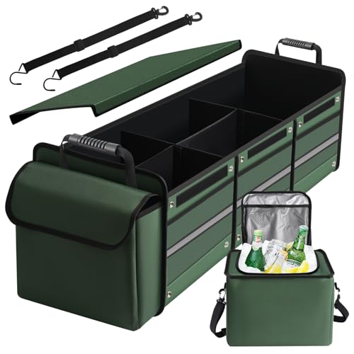Car Trunk Organizer,115L Heavy Duty Collapsible Trunk Storage