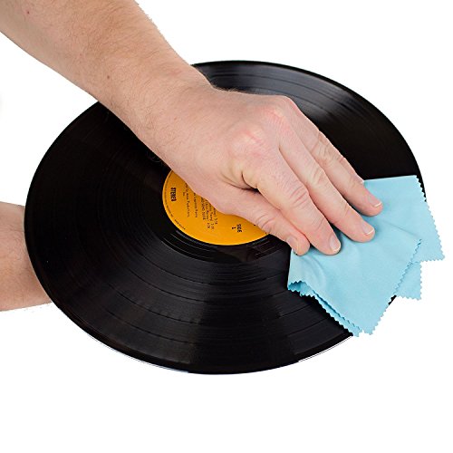 Record Cleaning Anti-Static Cloth - Extra Large - 4 Pack Microfiber Towel Lint Free Vinyl Cleaner for Your LP Collection - view 2