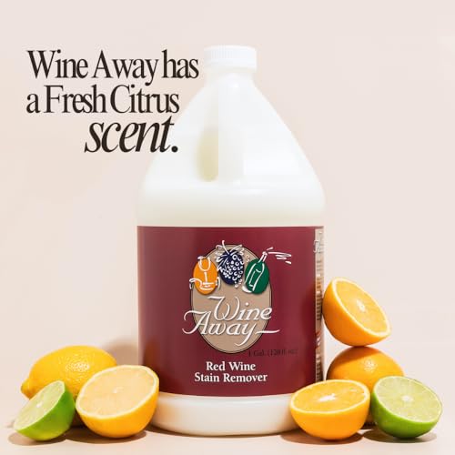 Red Wine Stain Remover - Removes Wine Spots - Perfect Fabric Upholstery and Carpet Cleaner Spray Solution - Spray on Stain Wash and Resolve Laundry to Vanish Stain - Citrus Scent - 1 Gallon - view 6