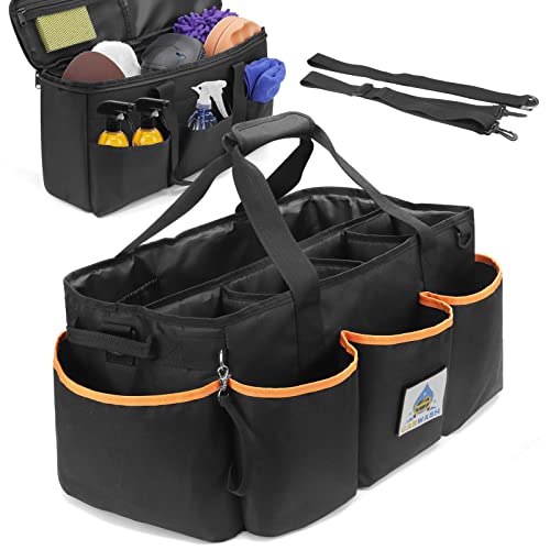 Detailing Bag Cleaning Caddy Organizer with Handle, 2PCS Large