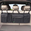 Hanging Trunk Organizer, SUV Backseat Storage Bag, Black
