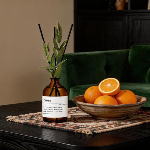 Reed Diffuser Set, Citrus Scent, 3.4 fl oz, Oil Diffusers with Sticks - view 2