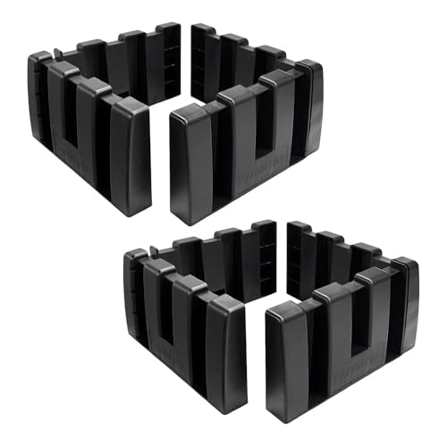 8PCS Multipurpose Cargo Organizer Blocks, Plastic Cargo Storage Organizer Blocks for Wool Carpet Trunk, Grocery Trunk Divider Cargo Containment System for Car SUV Van Trunk