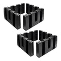 8PCS Multipurpose Cargo Organizer Blocks, Plastic Cargo Storage Organizer Blocks for Wool Carpet Trunk, Grocery Trunk Divider Cargo Containment System for Car SUV Van Trunk