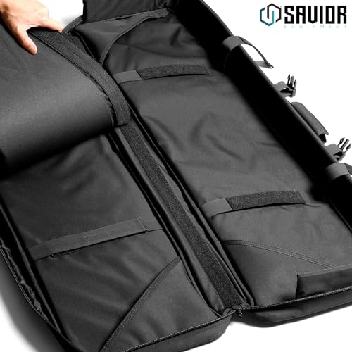 American Classic Tactical Double Long Gun Bag Pistol Transportation Case w/Backpack Strap, in 32" 36" 42" 46" 51" 55" - view 2