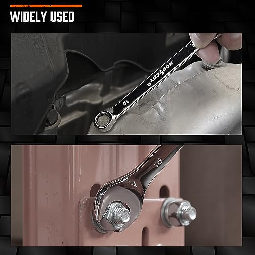 12-Piece Metric Wrench Set | Combination Wrench Set with Organizer | 12 Point | 8mm - 19mm | Chrome Vanadium Steel - view 7