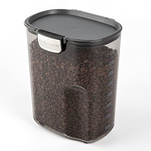 International ProKeeper+ Clear Plastic Airtight Food Baker's Kitchen Storage Organization Container Canister Set with Magnetic Accessories, 2- Piece Set (Coffee 4.3-Quart) - view 3