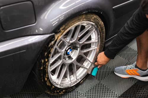 ProGrip Interior Scrub Brush - Soft Bristles - Rubber Grip for Maximum Stability and Comfort - Curved Head Profile for Better Clearance - Octane Riptide - view 4