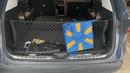 Trunk Organizer Cargo Net for Toyota Grand Highlander 2024–2026 – Envelope Style Cargo Net for SUV–Premium Mesh Car Trunk Organizer Vehicle Carrier Storage–Compatible with Grand Highlander - view 4