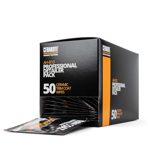 Ceramic Trim Coat Black Plastic Restorer for Cars, 50 Wipes - view 2