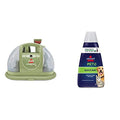 Multi-Purpose Portable Carpet and Upholstery Cleaner, 1400B, Green with 74R7 Pet Stain & Odor Portable Machine Formula, 32-Ounce, Fl Oz