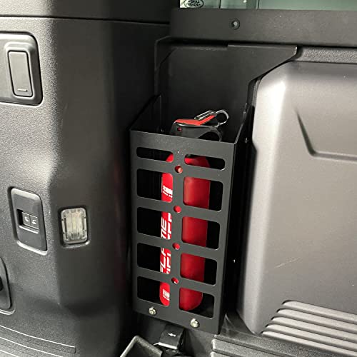 For Land Rover Defender 4dr 2020-2025 Car Accessories Modular Storage Trunk Organizer L+R Molle Storage Boxes*2 Luggage Carrier Aluminum Alloy (NOT Fit Third Row with Cupholder) - view 2