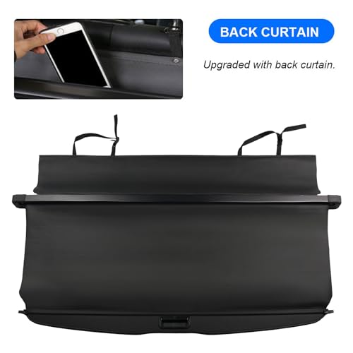 Cargo Cover for Toyota 4Runner Accessories 2003-2007 2008 2009 Rear Black Trunk Shade Luggage Security Cover - view 2