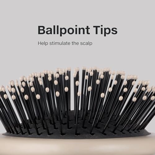 Paul Mitchell Detangling Hair Brush, Detangles All Hair Types, Taupe, Made of 100% Recycled Plastic - view 2
