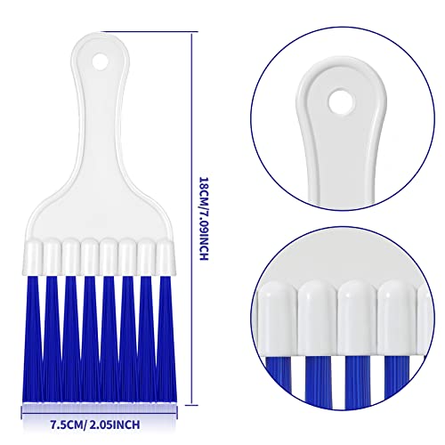 4 Pcs Ac Coil Brush HVAC Condenser Refrigerator Cleaner(Blue) - view 3