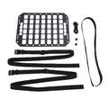 Car Seat Back Molle Panel Organizer Aluminum Modular Storage Panel Compatible with L Track Systems for Truck SUV RV Van Interior Organization 14 x 10 x 0.08 Inches