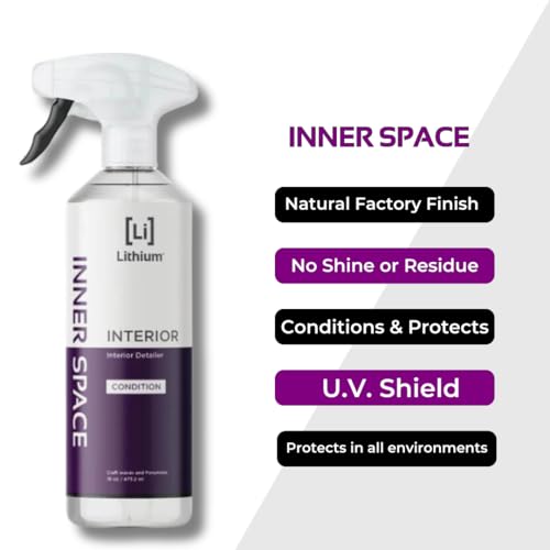Lithium Inner Space - Interior Detailer, Conditioner, And Protectant. Revives Interiors and Keeps Them Looking New - Natural Appearance, UV Inhibitors, Low Sheen Formula - view 2