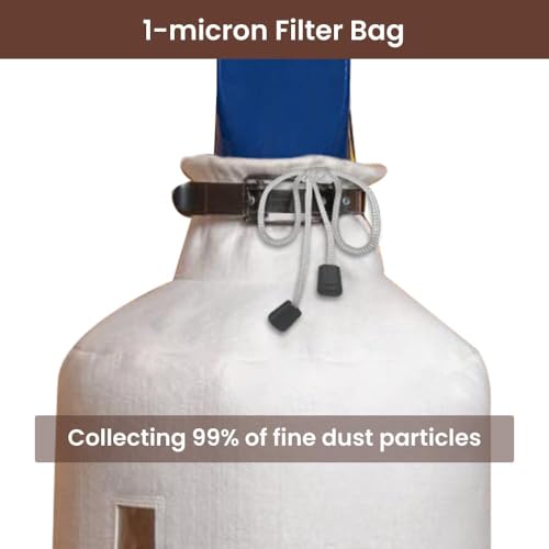 70334 Dust Collector Filter Bag for Wall Mount Dust Collectors, 1 Micron Dust Zipper Bags for POWERTEC DC5371/ 5372 and Grizzly, Wen, Rockler Delta, Shop Fox - view 5