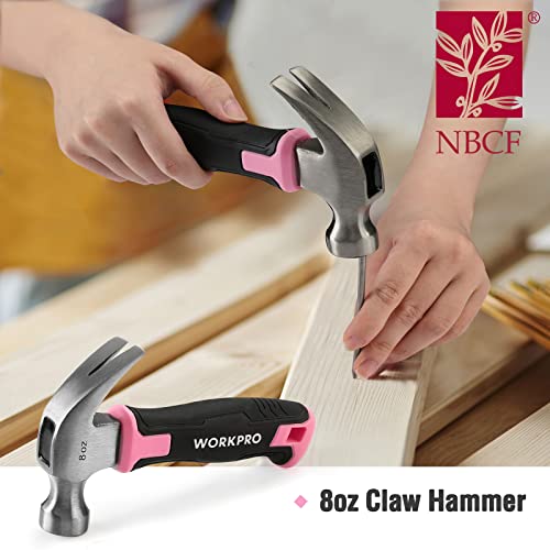 35-Piece Pink Tools Set, Household Tool Kit with Storage Toolbox, Basic Tool Set for Home, Garage, Apartment, Dorm, New House, Back to School - Pink Ribbon - view 5