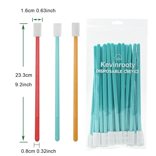 30PCS Crevice Cleaning Brush Tool Kit - Disposable Toilet Brush & Seat Cleaner (Blue) - view 2