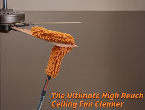 Ceiling Fan Blade Duster Cleaner with 4-14 ft Extension Pole (20ft Reach) - view 6