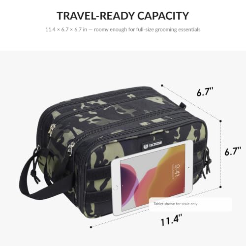 Toiletry Bag for Men - Extra Large Tactical Dopp Kit for Travel - view 2