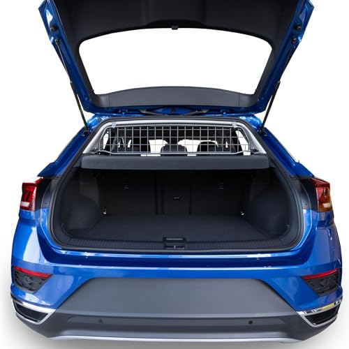 Guard Compatible with Volkswagen T-ROC 2017-2022 TDG1681 - Vehicle-Specific Dog Barrier Luggage Barrier Load Separator