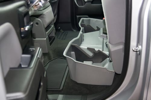 DuHa 10304 Under Seat Storage fits 2014-2019 Chevy Silverado/GMC Sierra Double Cab Classic Style Body |Black Heavy-Duty Back Seat Organizer | Includes Dividers - view 4