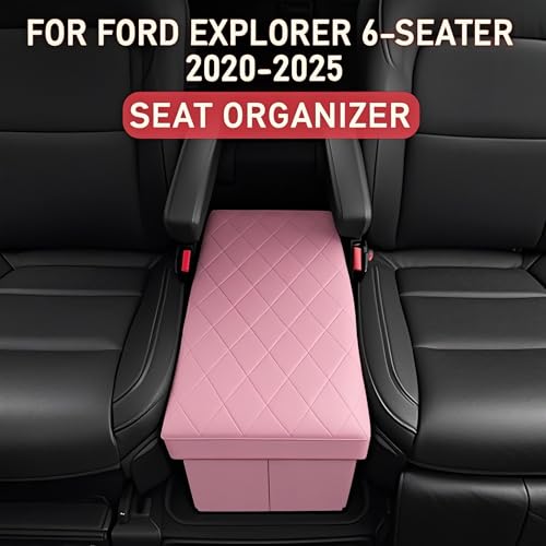 Seat Aisle Storage Box for Ford Explorer 6-Passenger Models (Pink) - view 2