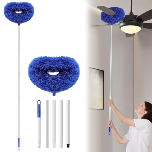 Max 66'' Ceiling Fan Cleaning Duster with Extension Pole Wall Dusting Brush