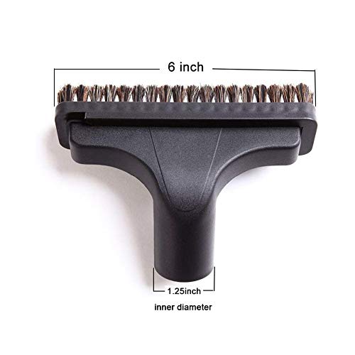 6PCS 1 1/4" 32-35mm Universal Hard Floor Washable Sweeper Microfiber Chenille Dust Mop Brush Kit Head Fit All Vacuum Brands Cleaner Accessories Horsehair Brush Kit for Most Brands - view 6
