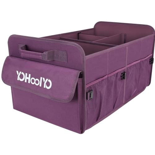 Car Trunk Organizer for SUV 72L Large Capacity 4 Compartment