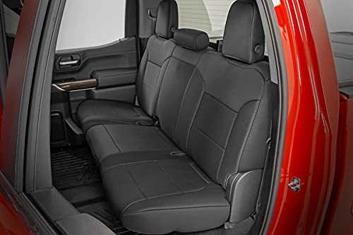 Under Seat Storage for 1500 | 2500HD/3500HD & Neoprene Seat Covers for Chevy/GMC 1500-91036 Black - view 7