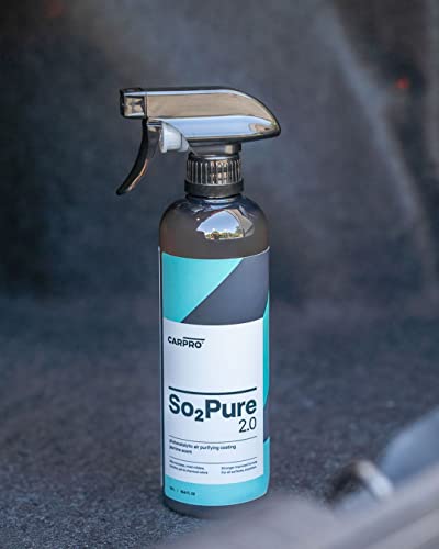 SO2Pure 2.0 Odor Eliminator - Neutralize Odors, Cigarette Smoke, Exhaust, Chemical Smell or VOCs, Even Pet Smells from Car Fabric & Plastic, Use on Any Surface, Anywhere - 500mL (17oz) - view 4