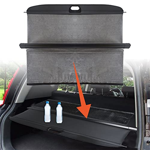 Black Retractable Luggage Shade Cargo Rear Cover Replacement for Smart Fortwo 2007-2014 - view 5