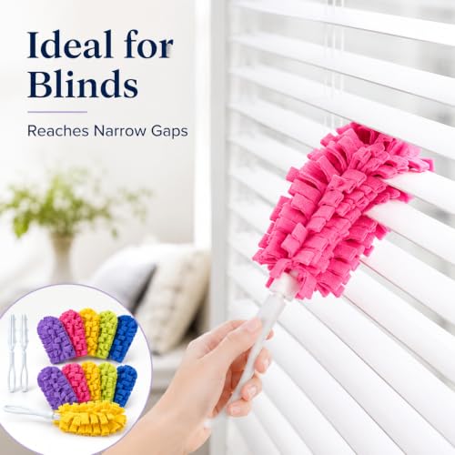 10 Pack Duster Refills with 2 Dusting Wands Reusable Pads - view 4