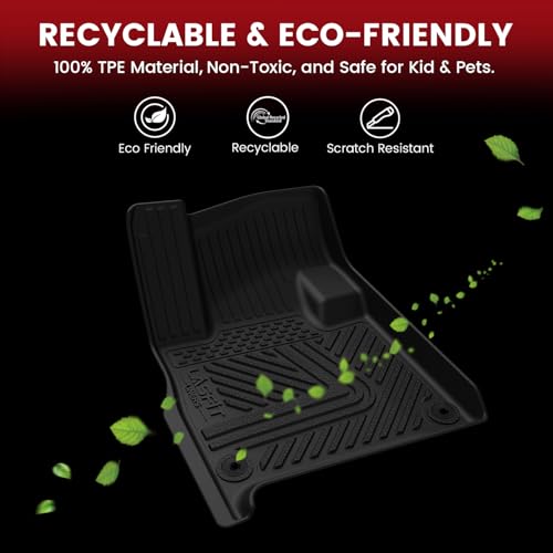Floor Mats for Rivian R1S 2022-2024, with Cargo & Backrest Mats - view 6